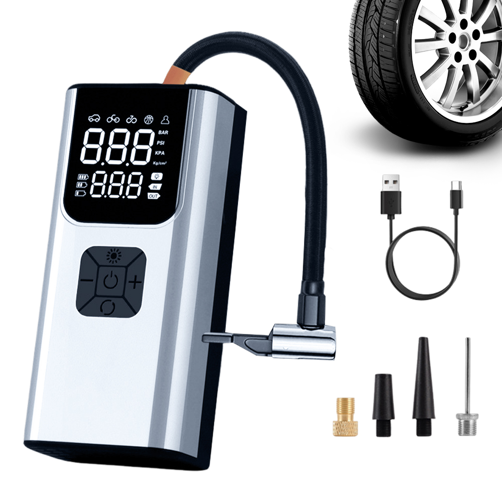 Factory Price 150psi Electric Air Pump Portable Air Compressor Rechargeable Battery for Car Motorcycle Bicycle Ball