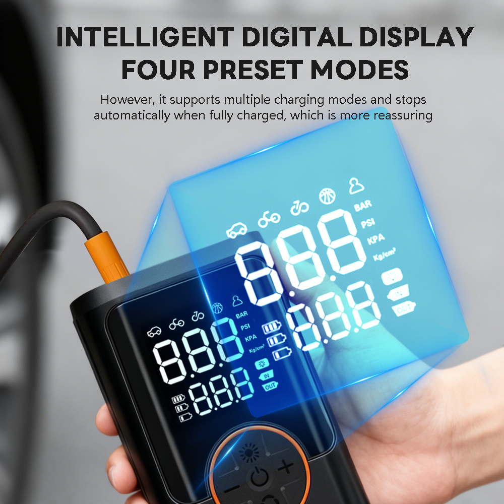 Factory Price 150psi Mini Portable Electric Car Tyre Air Compressor Cordless Inflatable Pump Digital Tire Inflators