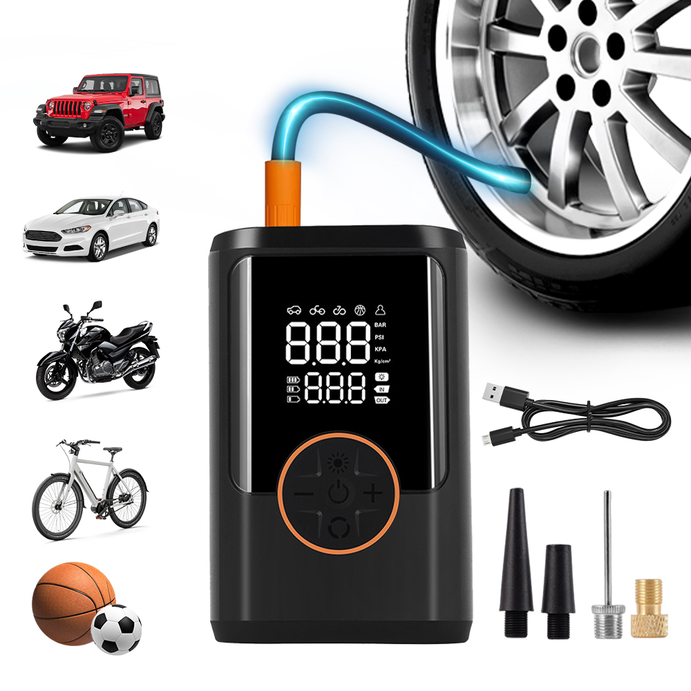 Factory Price 150psi Mini Portable Electric Car Tyre Air Compressor Cordless Inflatable Pump Digital Tire Inflators
