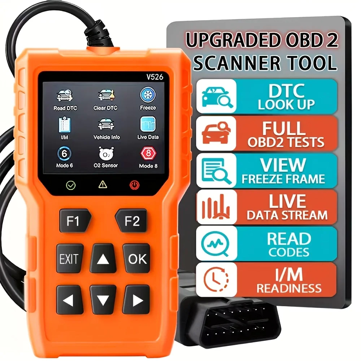 Factory Price New Arrival PCMOS GJZ0406 OBD2 Car Diagnostic Code Reader Scanner 2.8inch Color Screen Universal Fitment 5-18V