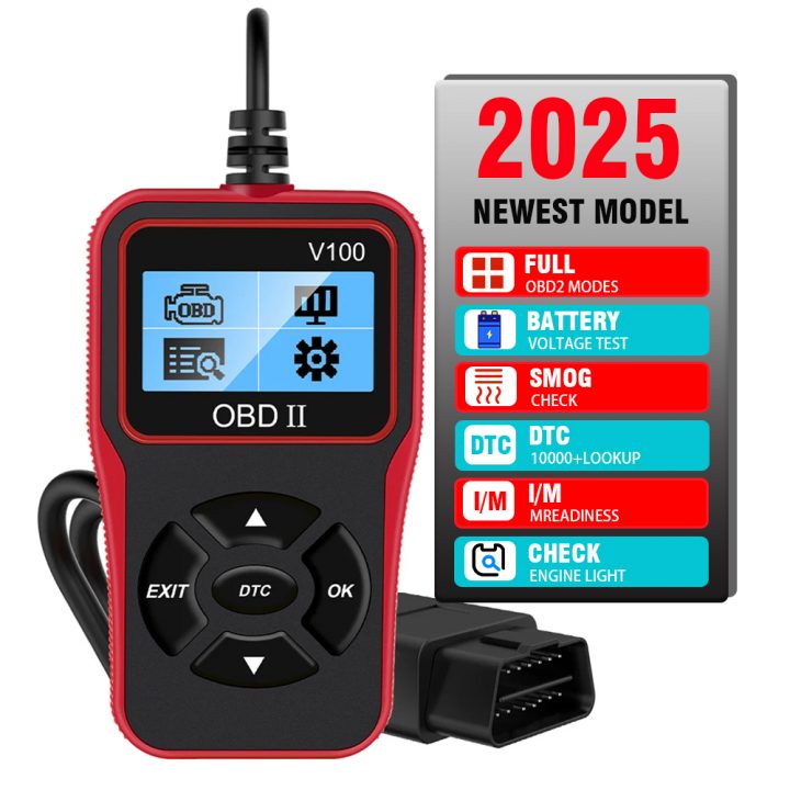 Factory Price V100 OBD2 Scanner Check Engine Fault Code Reader Diagnostic Scanner EOBD Auto Reader Scanner for Universal Cars