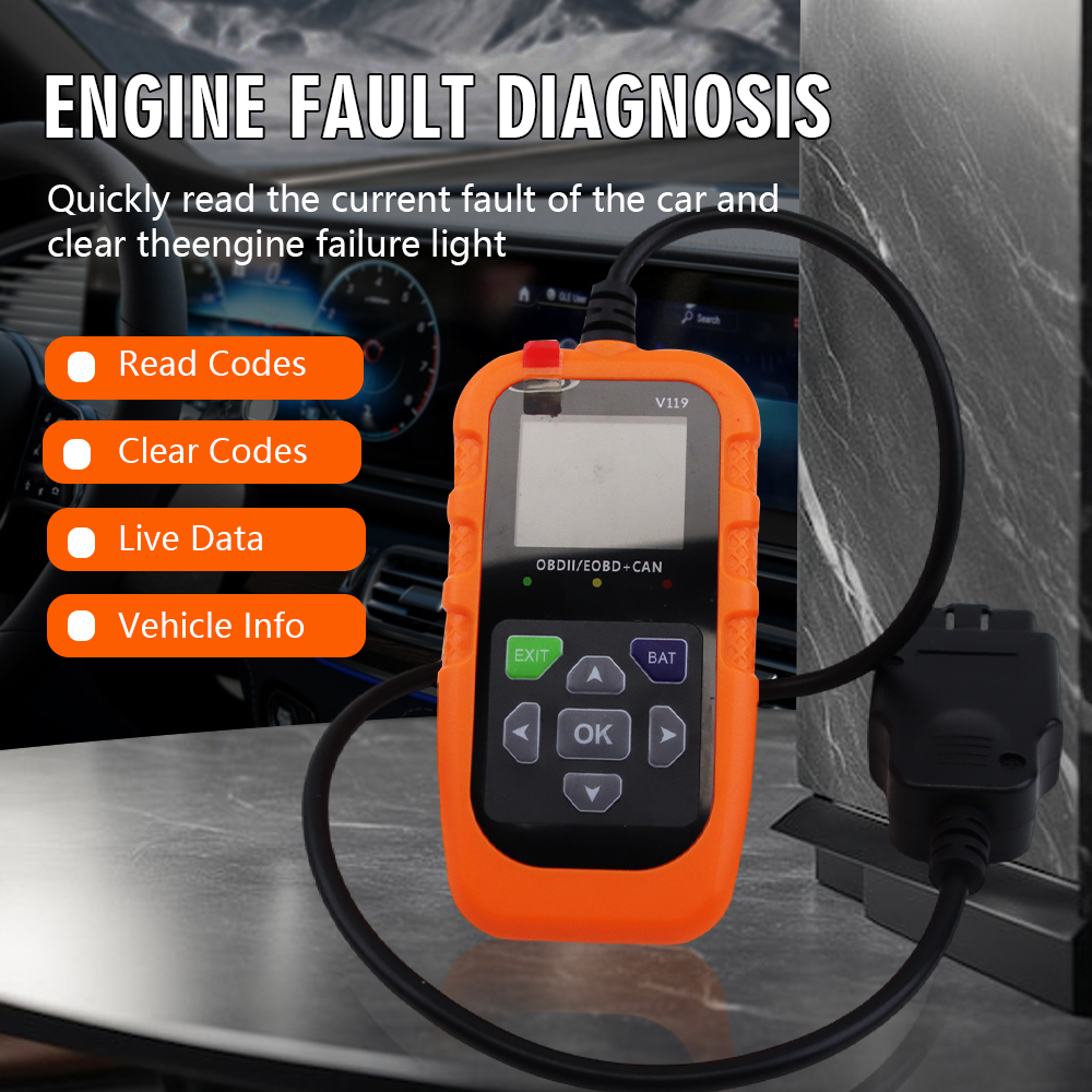 Factory Price V119 Auto Diagnostic Tool OBDIi OBD2 Portable Car Auto All System Diagnostic Tools Function OBDII Car Scanner