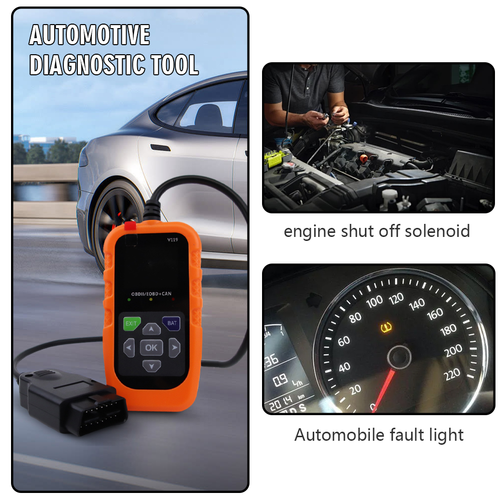 Factory Price V119 Auto Diagnostic Tool OBDIi OBD2 Portable Car Auto All System Diagnostic Tools Function OBDII Car Scanner