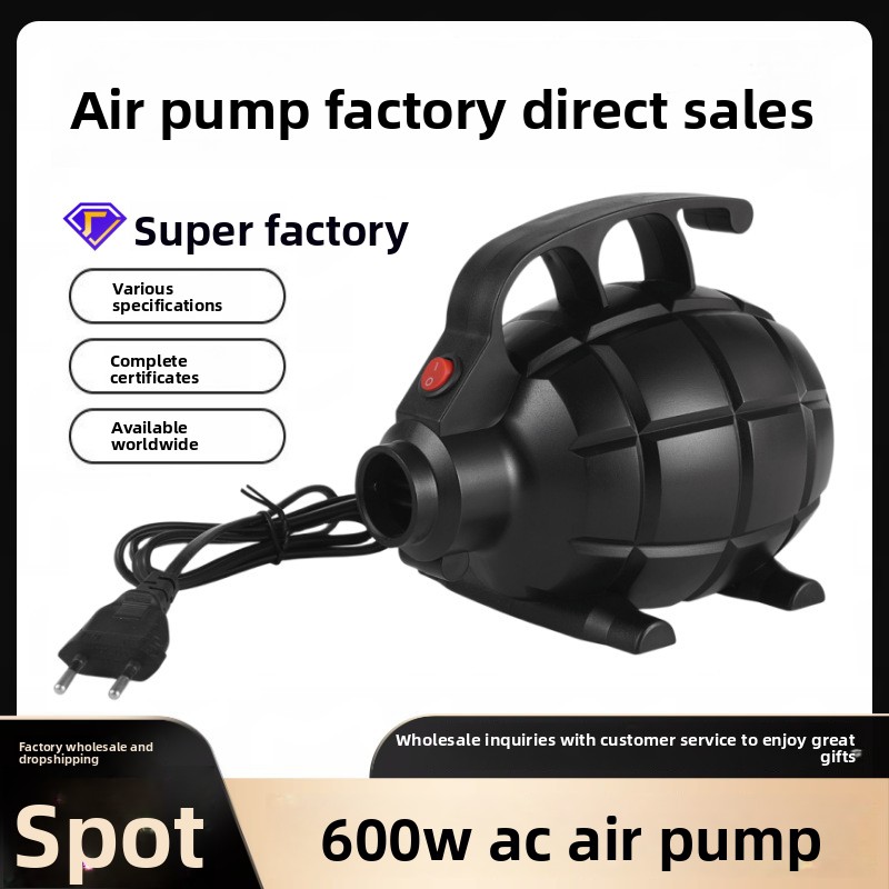Factory Wholesale AC Electric Air Pump ABS Material Model 318,602 Household Wire Drawing Pad High Power 600W Made in China