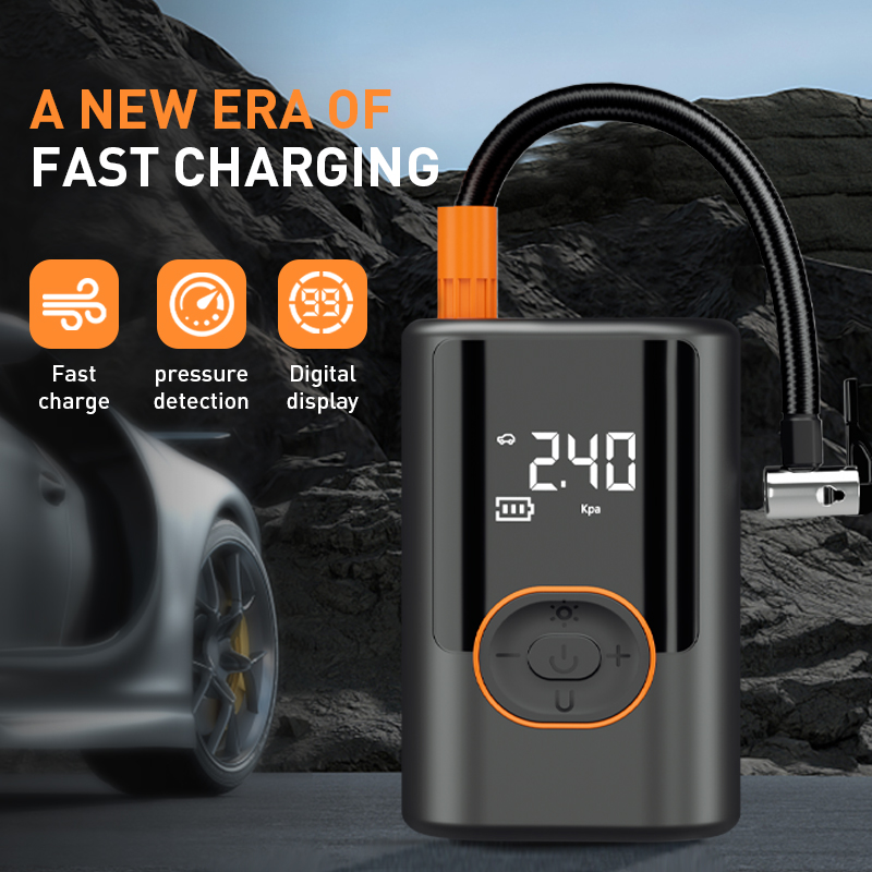 Factory Wholesale Price 150PSI Multifunctional Portable Tire Inflators Electric Car Air Pump with Power Bank Car Air Compressor