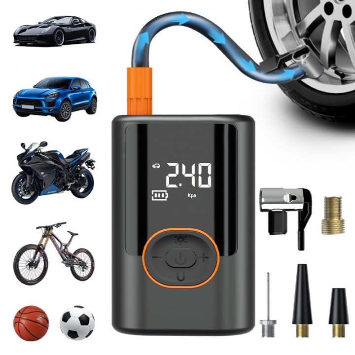 Factory Wholesale Price 150PSI Multifunctional Portable Tire Inflators Electric Car Air Pump with Power Bank Car Air Compressor