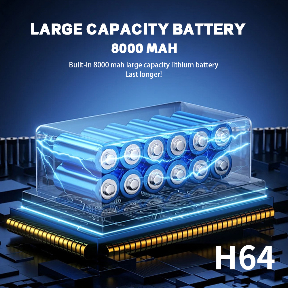 H64 1.4KG Thrust 64mm Brushless Motor Fan Electric Air Blower Rechargeable Air Duster Violent Fan