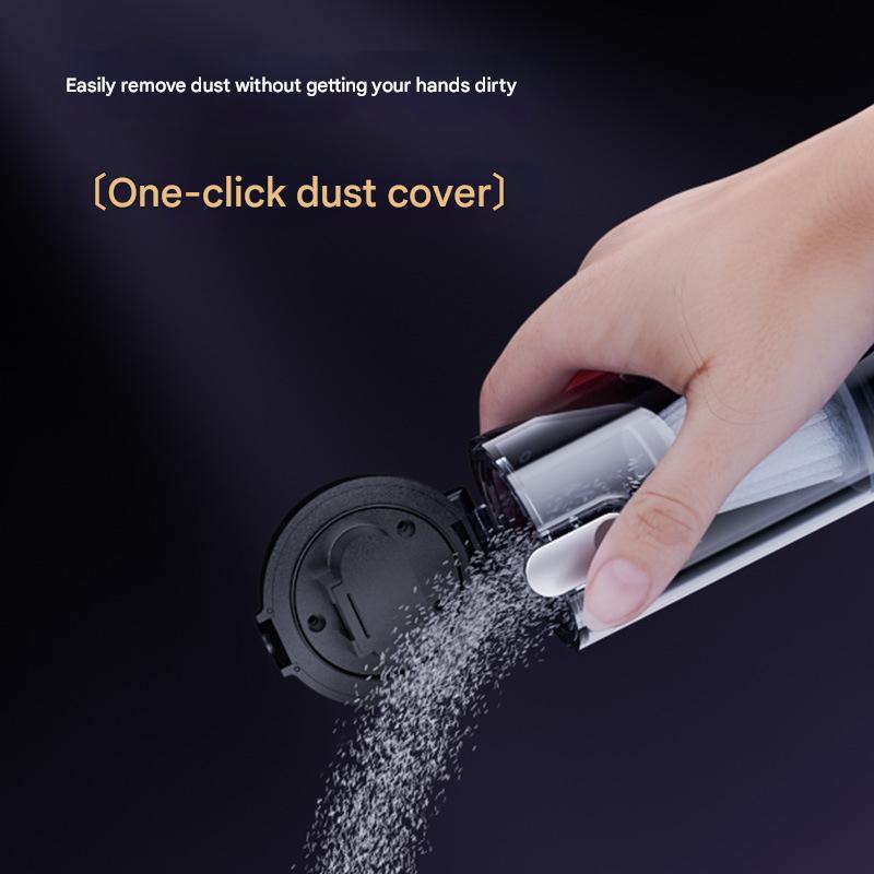 Handheld Mini Wireless Electric Car Vacuum Cleaner with 18000Pa Suction Rechargeable Type-C Charging Portable Household Use