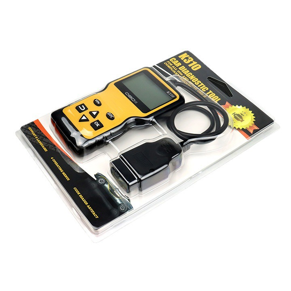 Handheld OBDII/EOBD Car Auto Diagnostic Tool Code Reader for Convenient Vehicle Management