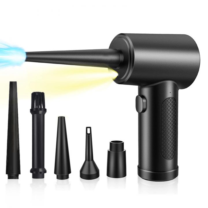 Handheld Portable Cordless 50000Rpm Air Duster Blower Cleaner 6000mAh Rechargeable Computer Keyboard Duster Gun