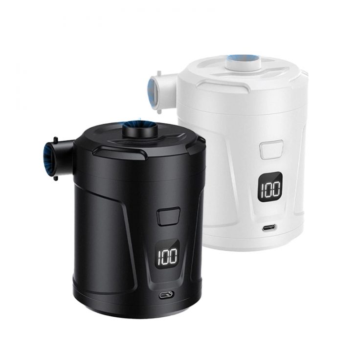 High Capacity 5200mAh Electric Inflator Deflator Quick-Fill DC Outdoor Air Pump Made of Durable Plastic