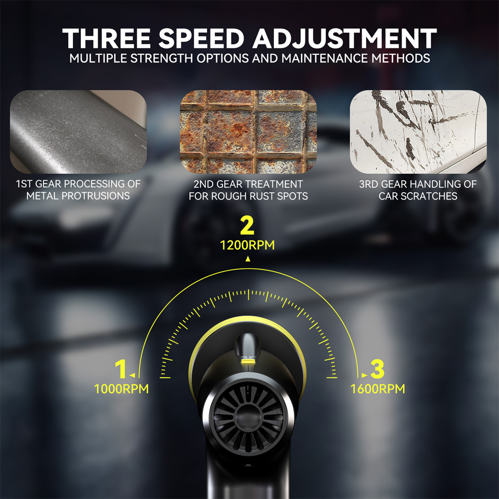 High-Efficiency Multifunctional Electric Wireless Car Polisher Automatic Rotary Tool
