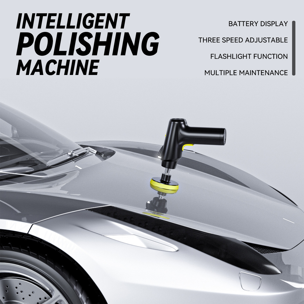 High-Efficiency Multifunctional Electric Wireless Car Polisher Automatic Rotary Tool