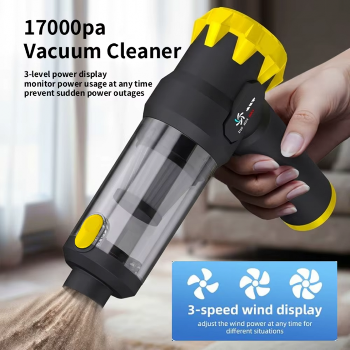 PCMOS 17000PA Cordless Car Vacuum Cleaner