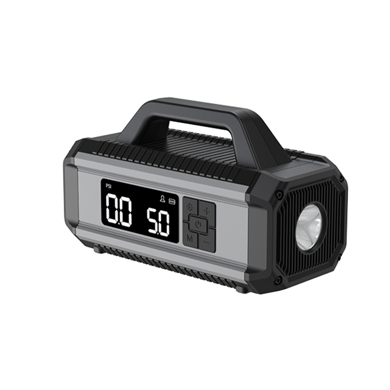 High Quality Portable Car Tyre Air Pump Car Jump Starter Power Bank with air Pump