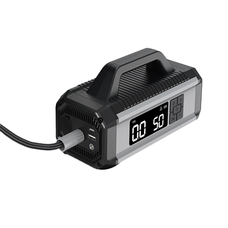 High Quality Portable Car Tyre Air Pump Car Jump Starter Power Bank with air Pump