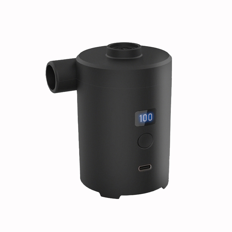 High Quality Wireless Rechargeable Electric Mini Air Pump 240L/MIN Air Flow 3600mAh Battery Plastic Construction for Mattress