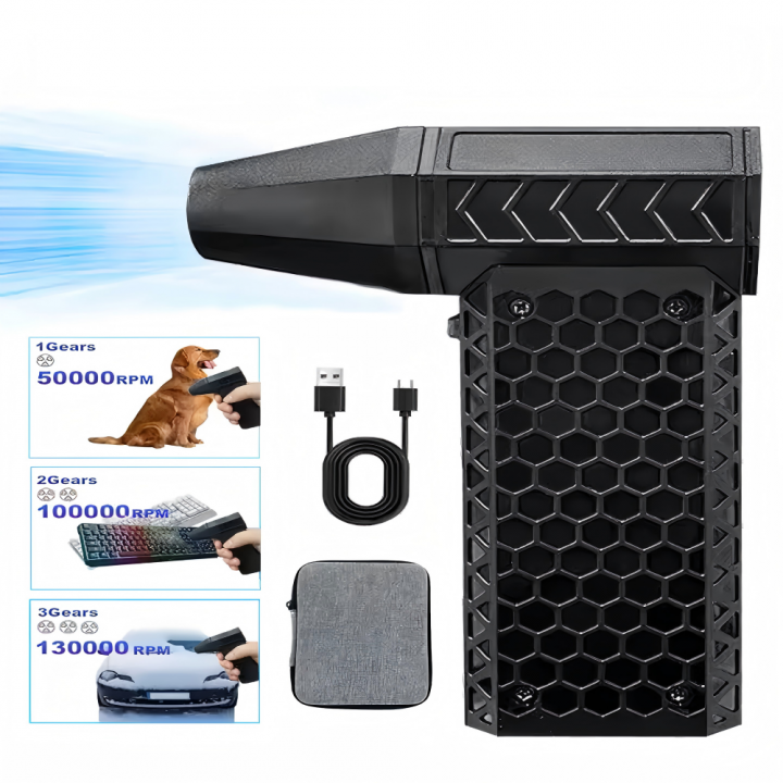 High Qualtity Electric Air Duster Machine MINI Air Duster Mini Compress Air Duster Turbo Fan for BBQ