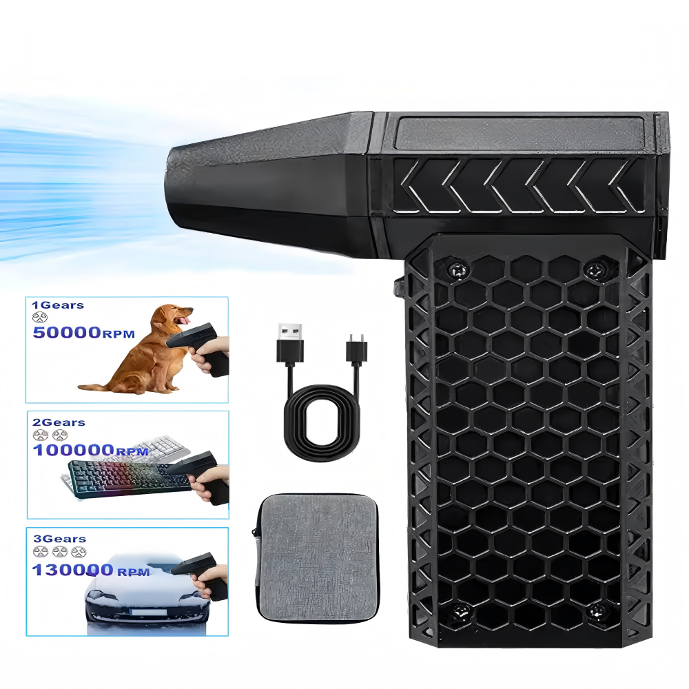 High Qualtity Electric Air Duster Machine MINI Air Duster Mini Compress Air Duster Turbo Fan for BBQ