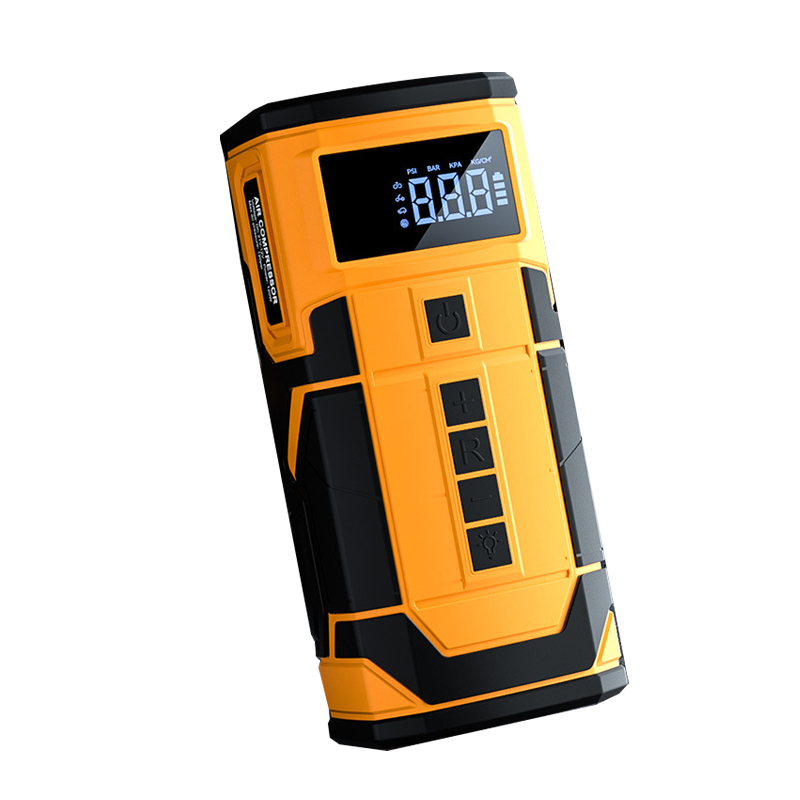 Hot Selling 11.1V Portable Mini Wireless Digital Car Tire Inflator Pump Plastic Housing Handheld Electric Air Pump Digital
