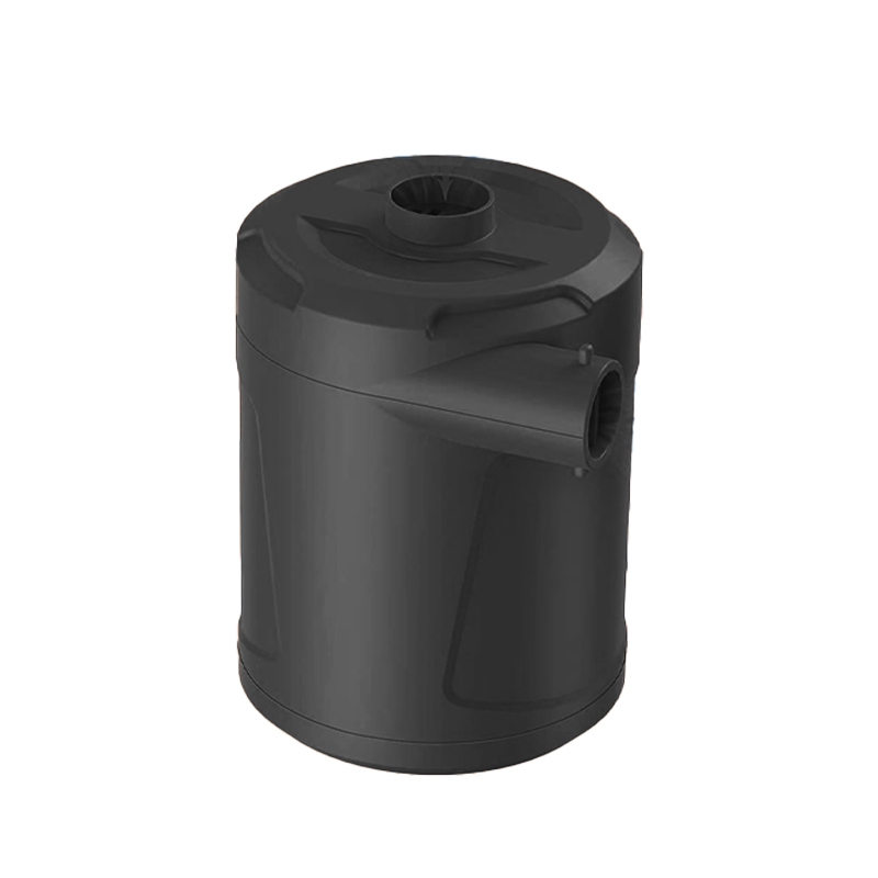 LCD Outdoor Camping USB Rechargeable Plastic Air Pump with 280L/MIN Flow & 50min+ Work Time for Air Bed Mattress Inflator