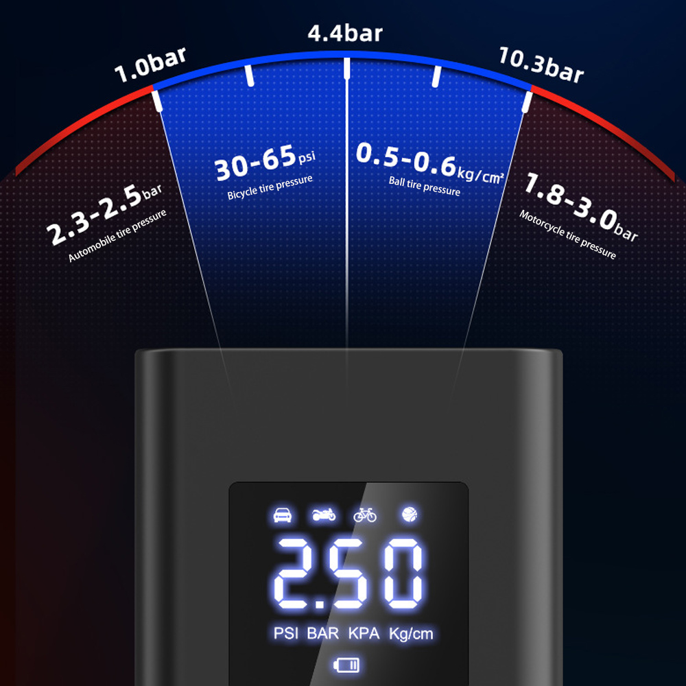 Manufacturers Wholesale New Car air Pump Portable air Pump Electric Lighting Car Wireless air Pump