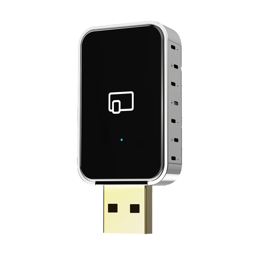 Mini 2-in-1 Wireless Carplay Adapter Auto Gadgets for Apple Carplay and Android Carplay Dongle