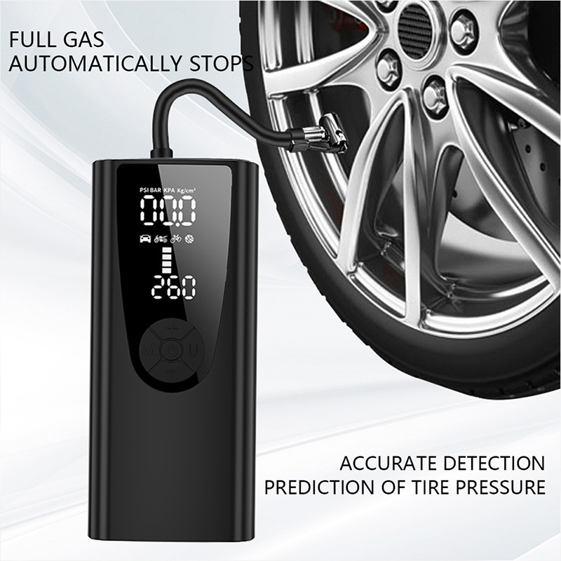 Mini Cordless 6000mAh Tire Inflator Digital Automatic Tire Inflators Portable Air Pump Car Air Compressor for Car