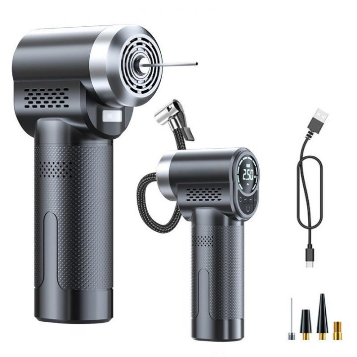 Mini Size Easy Portable Multi Function Bike Electric Pump Air Pump Battery 7.4V Cord Car Tyre Air Compressor Pump