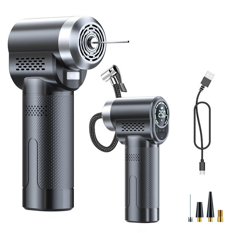 Mini Size Easy Portable Multi Function Bike Electric Pump Air Pump Battery 7.4V Cord Car Tyre Air Compressor Pump