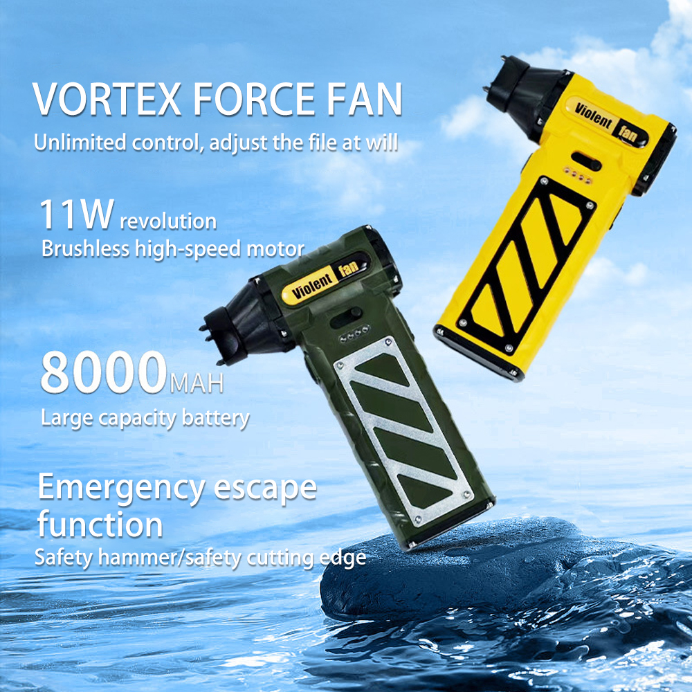 Multifunctional 8000mah Handheld Jet Fan Dry Car Jet Car Air Blower Air Dust Air Compressor