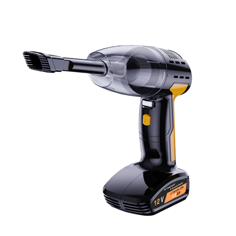 Multifunctional High Power 4-in-1 Car Air Pump Wireless Handheld Vacuum Cleaner with ABS Material Includes Tire Pressure Monitor