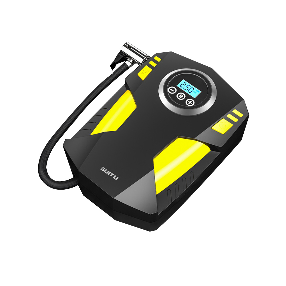Multifunctional LED Digital Car Air Compressor with ABS Material Automatic Electric DC 12V Portable Tire Inflator