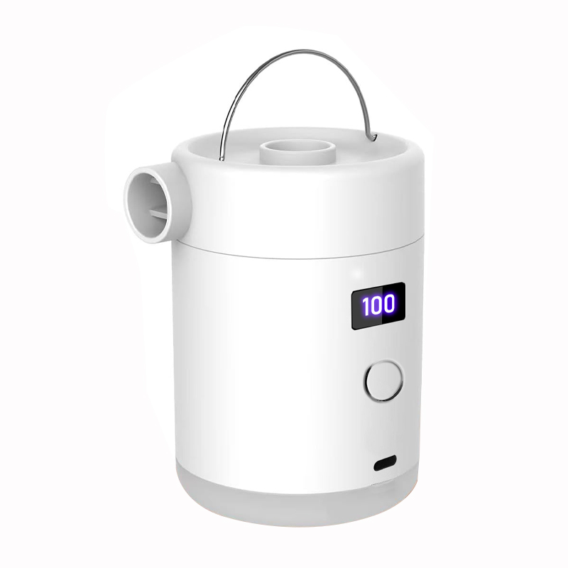 New Arrival 4-in-1 LED Light Electric Mini Pump Multi-Functional Plastic Mini Pump for Mattress & Pillow