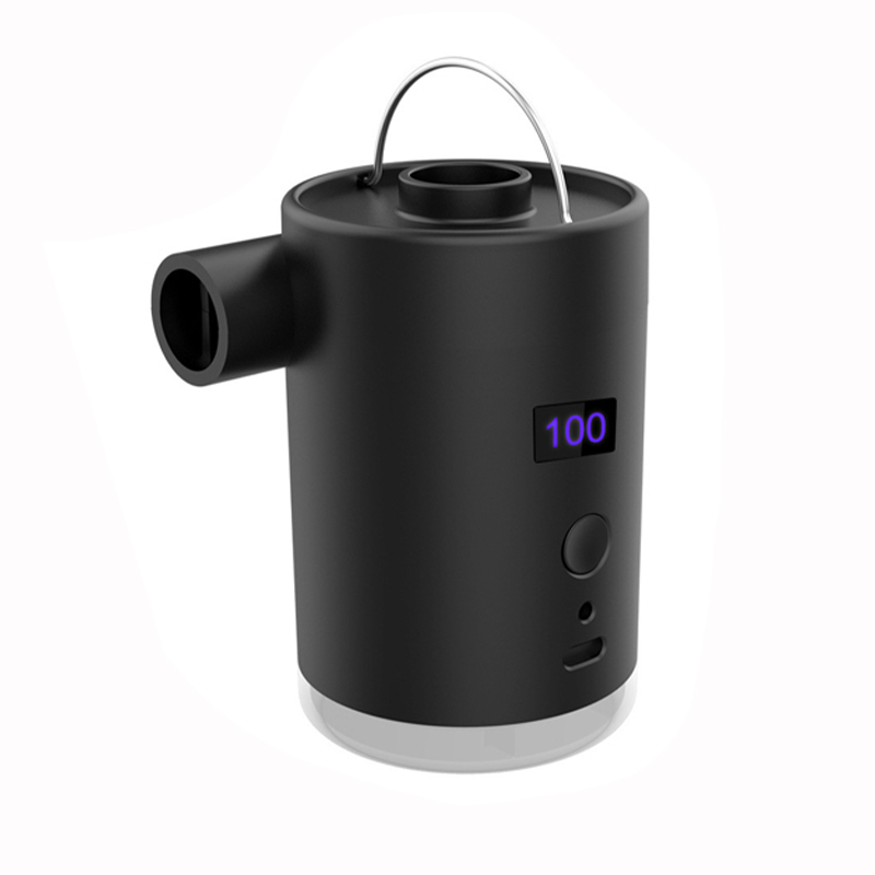 New Arrival 4-in-1 LED Light Electric Mini Pump Multi-Functional Plastic Mini Pump for Mattress & Pillow