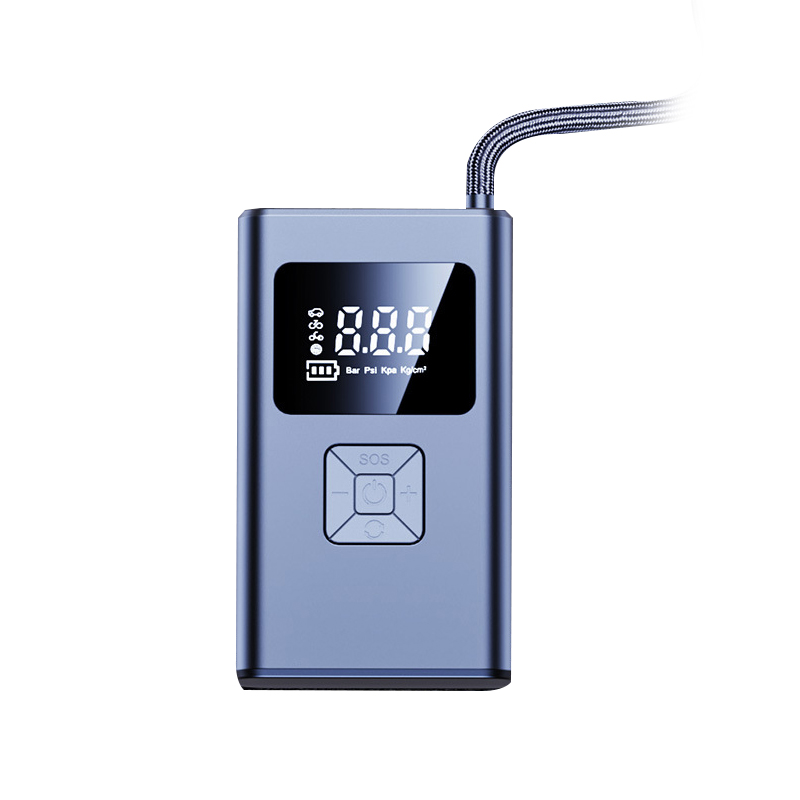 New Mini Portable Car Tire Air Pump Wheel Inflator 7.4V Digital Portable Tyre Pump Car Air Compressor