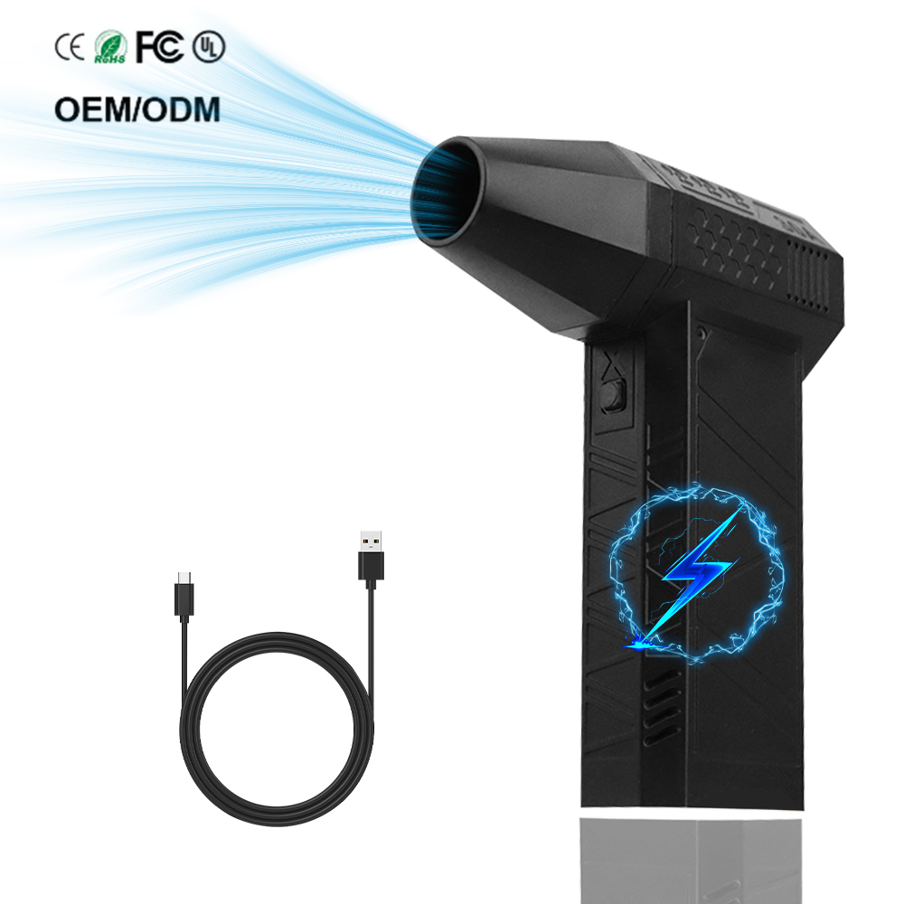 New Violent Turbo Fan High Speed Strong Wind Mini Fan 130000 RPM Outdoor Handheld Portable Air Blower Jet Fan