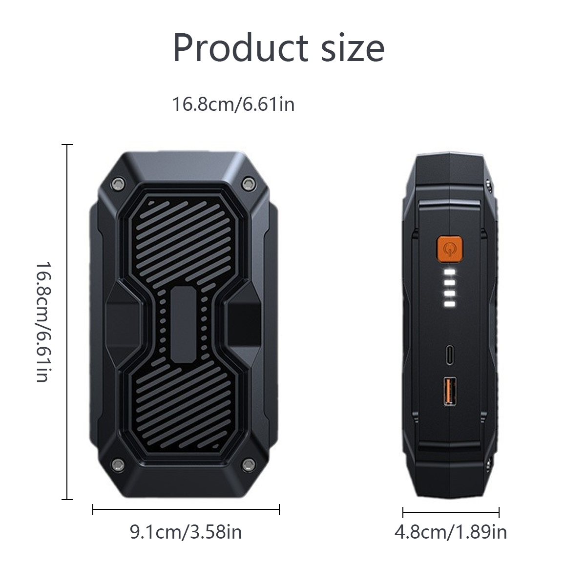 ODM/OEM 1000A Portable Emergency Car Motorcycle Jump Starter Power Bank LED Light Digital Screen Power Booster Station