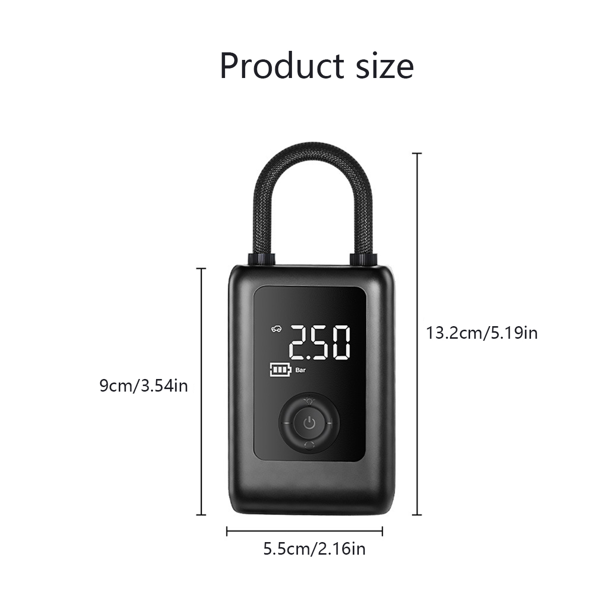 OEM/ODM Bicycle Motorcycle Portable 150Psi Car Tyre Pump Digital Wireless Tire Inflator Air Compressor Car Air Pump