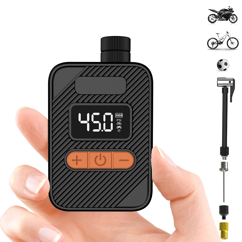 OEM/ODM Mini Portable Bicycle Tire Inflator 150PSI High Pressure ABS Air Compressor Pump Portable Bike Pump