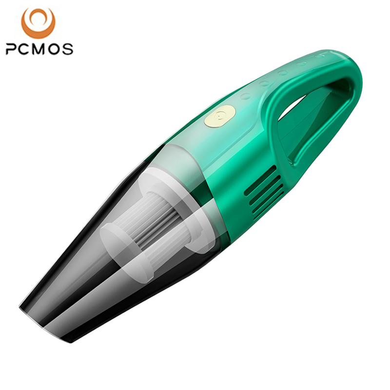 PCMOS 120W Portable ABS Auto Vacuum Cleaner High-Power Wireless Car Noover with Custom Logo Colour Change Dry Function