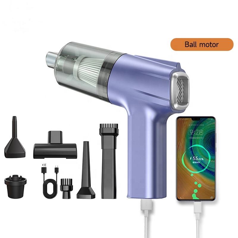 PCMOS 80W Auto Vacuum Cleaner 12V Mini Wired Handheld Car Vacuum Cleaner ABS Interior Car Cleaning Portable Car Vacuum Cleaner