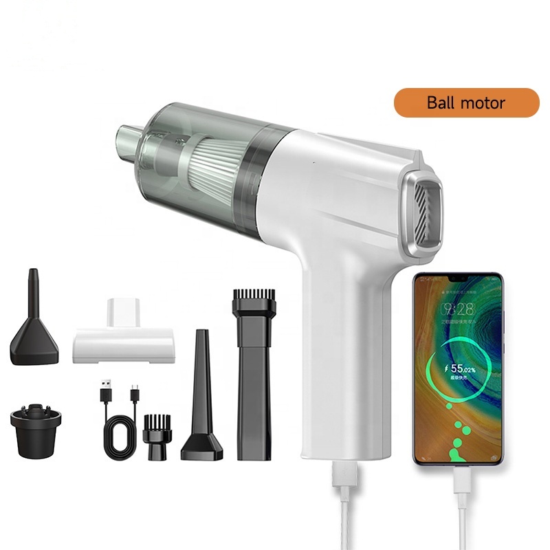 PCMOS 80W Auto Vacuum Cleaner 12V Mini Wired Handheld Car Vacuum Cleaner ABS Interior Car Cleaning Portable Car Vacuum Cleaner