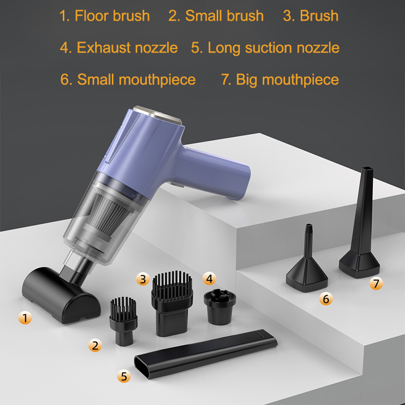 PCMOS 80W DC12V Portable Car Vacuum Cleaner Handheld Cordless Mini Vehicle Cleaners