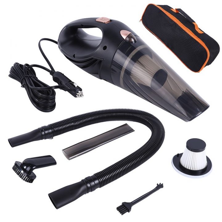 PCMOS 90W High-Power Portable Handheld Auto Car Vacuum Cleaner Wet and Dry Strong Suction Wired Cleaning Tool