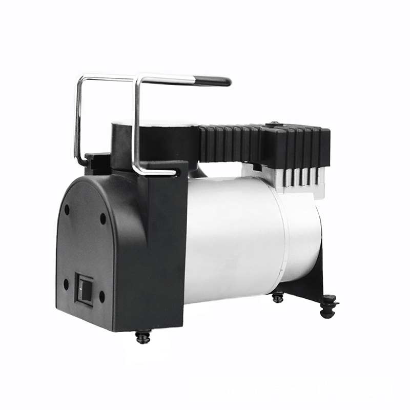 PCMOS Air Compressor Car Inflatable Pump High Power 12V Single Bar Metal Single Cylinder Inflatable Pump Portable Electric Pump