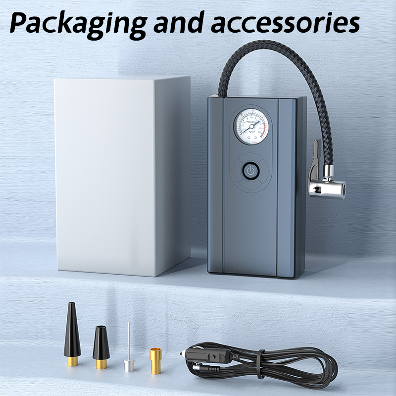 PCMOS Air Compressor High Quality 12V Abs Portable Electric Inflator Digital Air Compressor for Car Auto Pump
