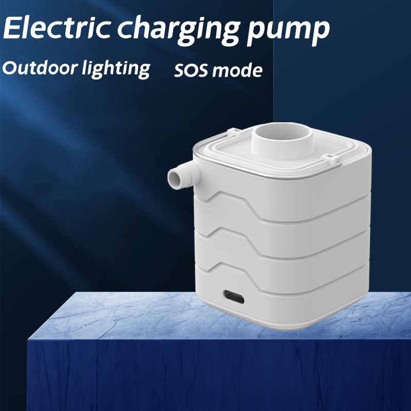 PCMOS Air Compressor Mini Portable Air Pump 3-In-1 Outdoor Camping Lantern Vacuum Pump Electric Inflator Wholesale