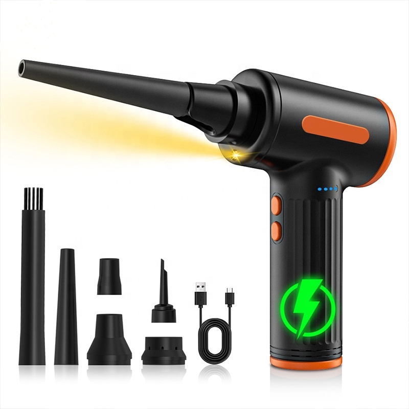 PCMOS Air Duster Cordless Electric Portable Handheld Dust Blower High Power Camera Lens Keyboard Cleaning Dust Blower