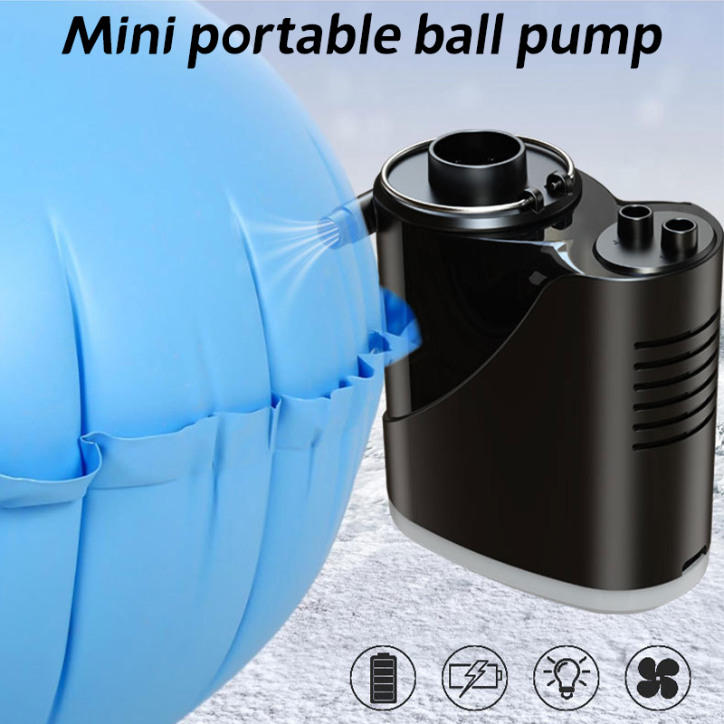 PCMOS Air Pump Mini Portable 3-In-1 Outdoor Camping Lantern Vacuum Pump Electric Inflator Air Compressor
